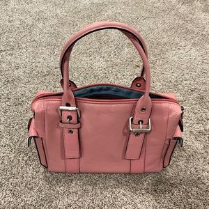 Hype Pink Leather Handbag
